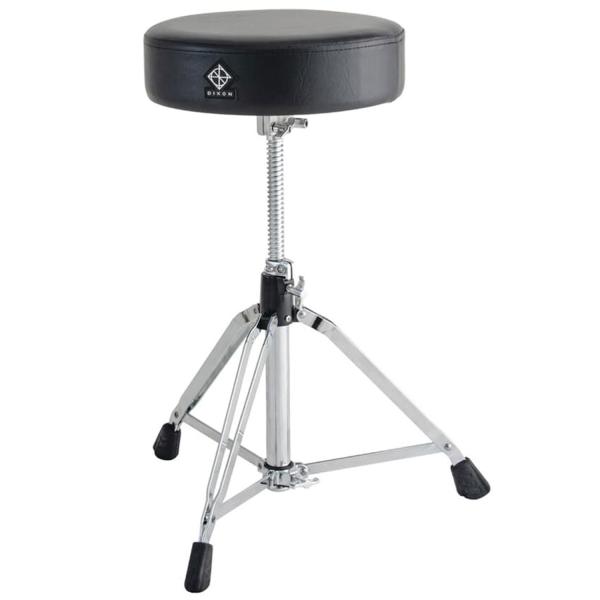 Dixon PSN-9 Schlagzeughocker Rundsitz mit Schlagzeugstöcken
