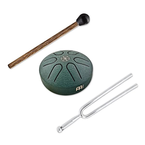 Meinl Sonic Energy Mini-Zungentrommel 3 Zoll A-Dur mit Stimmgabel