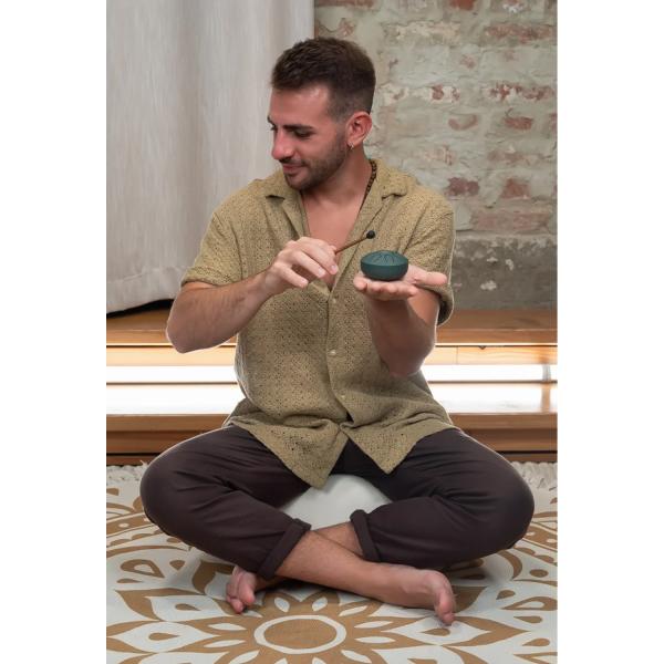 Meinl Sonic Energy Mini-Zungentrommel 3 Zoll A-Dur mit Stimmgabel