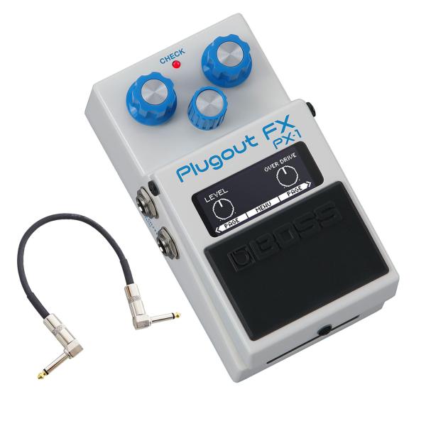 Boss BF-3 Flanger mit Gitarren-Kabel