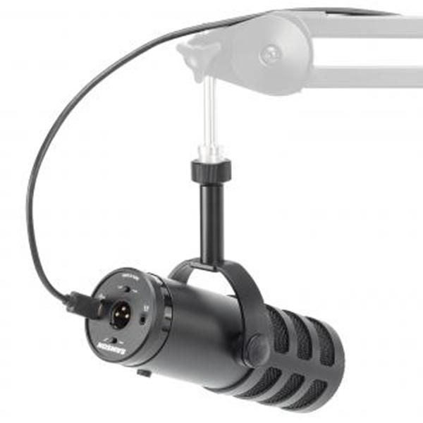 Samson Mikrofon Q9U USB XLR Broadcast Mikrofon mit XLR Kabel