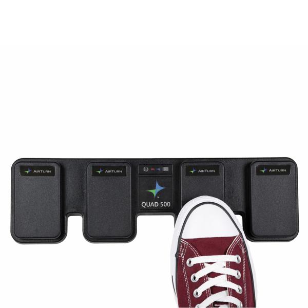 Airturn Quad 500 Bluetooth Fußschalter mit Netzteil