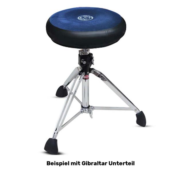 Roc-n-Soc Schlagzeughocker Rundsitz Blau