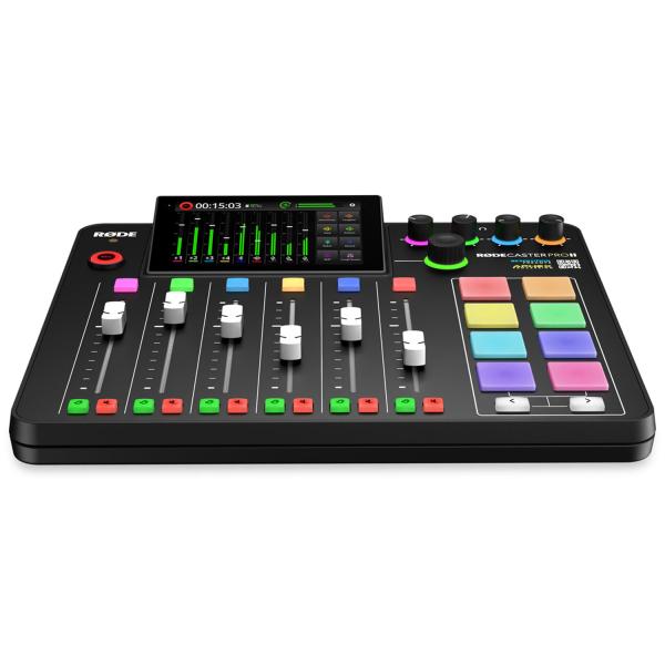 Rode Rodecaster Pro II mit WIME-TX Mikrofon