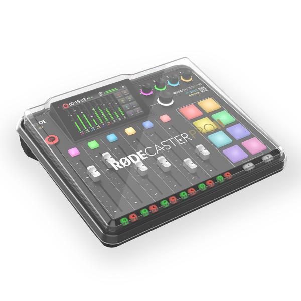 Rode Rodecaster Pro II mit RodeCover 2 mit Tuch