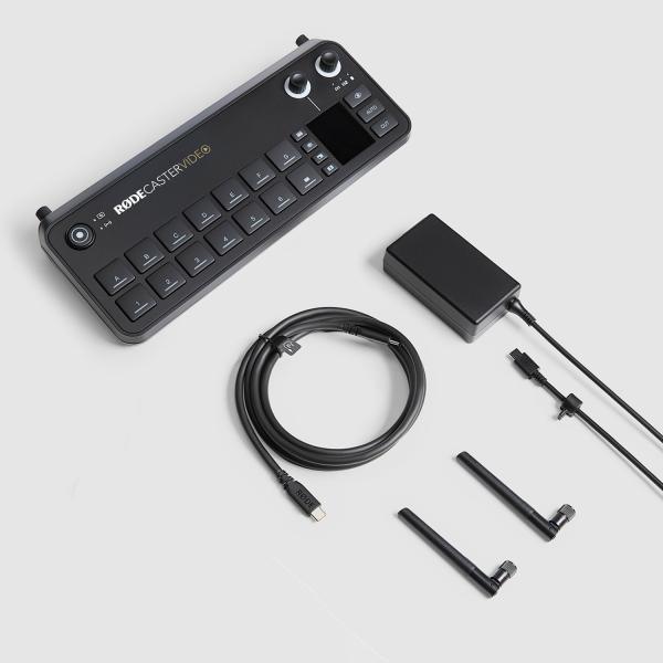 Rode Rodecaster Video Konsole für Audio- und Videoproduktion mit Abdeckung