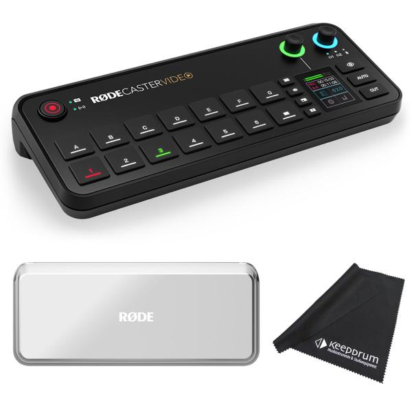 Rode Rodecaster Video Konsole für Audio- und Videoproduktion mit Abdeckung
