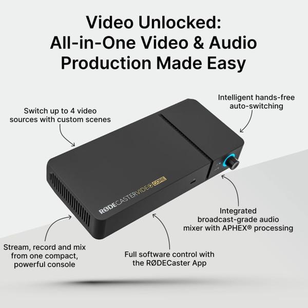 Rode Rodecaster Video Core Konsole für Audio-Video-Produktion