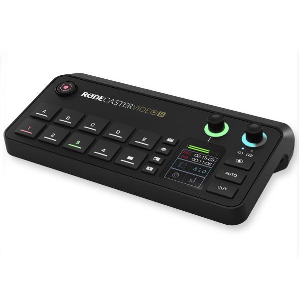 Rode Rodecaster Video S Produktions-Konsole mit Laptopständer SV