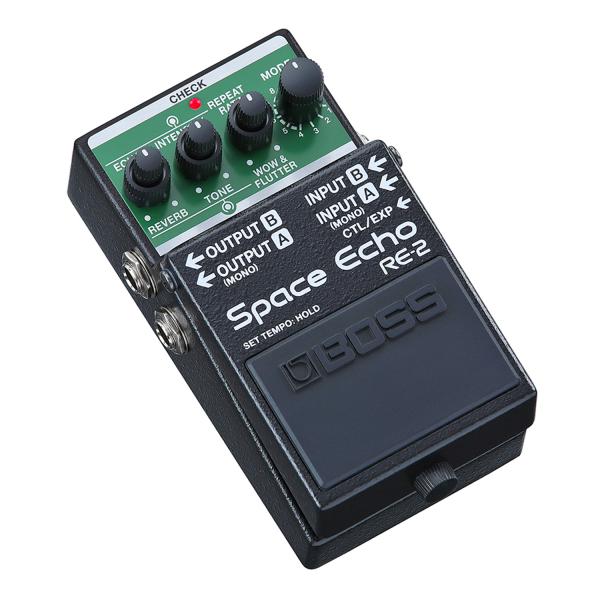 Boss RE-2 Space Echo Effektpedal mit Klinkenkabel