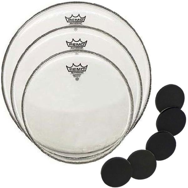 Remo Emperor Coated Pack 12-13-16  Fell-Set