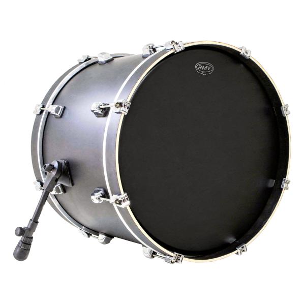 RMV Bass Drum Fell FX Single Ply 22 Zoll Schwarz