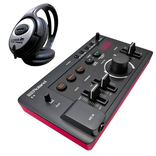Roland Aira E-4 Vocal Effektgerät mit Kopfhörer