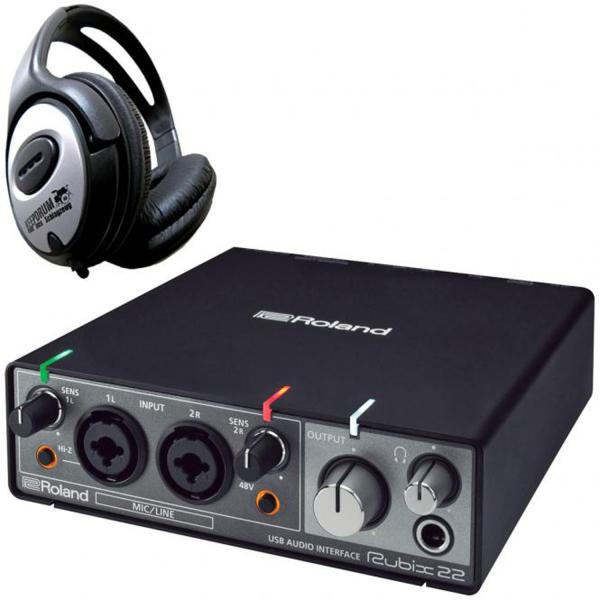 Roland Rubix22 USB Audio-Interface mit Kopfhörer