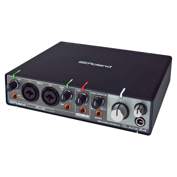 Roland Rubix 24 USB Audio-Interface mit Midi-Kabel