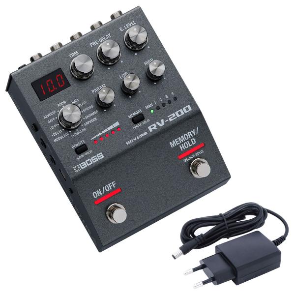 Boss RV-200 Reverb Hall-Effektgerät mit Netzteil