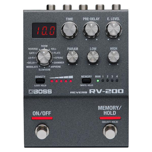 Boss RV-200 Reverb Hall-Effektgerät mit Klinkenkabel