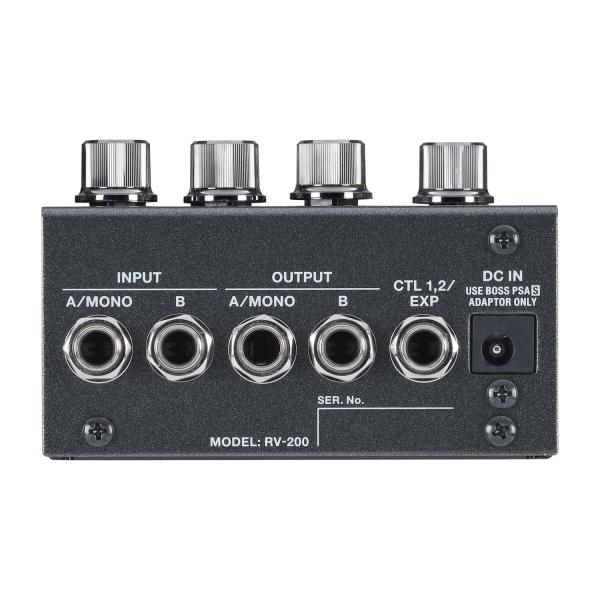 Boss RV-200 Reverb Hall-Effektgerät mit Klinkenkabel