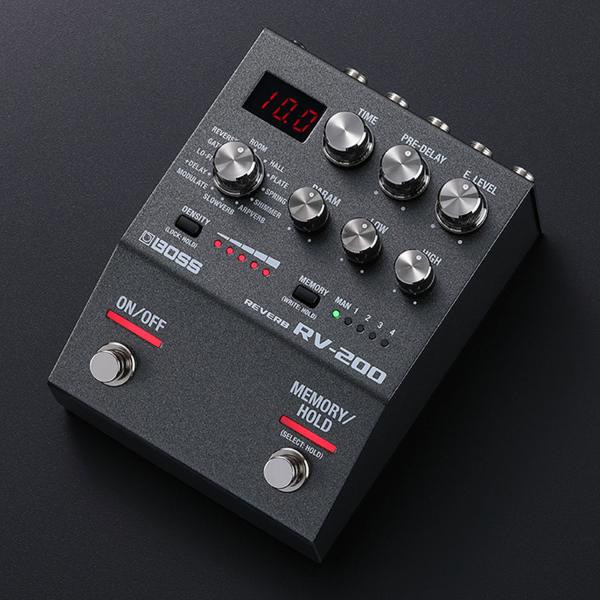 Boss RV-200 Reverb Hall-Effektgerät mit Klinkenkabel