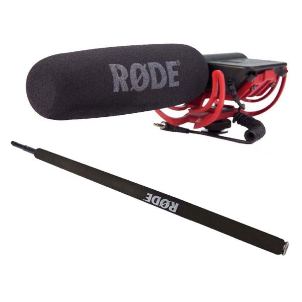 Rode VideoMic Rycote mit Micro Boompole 2m