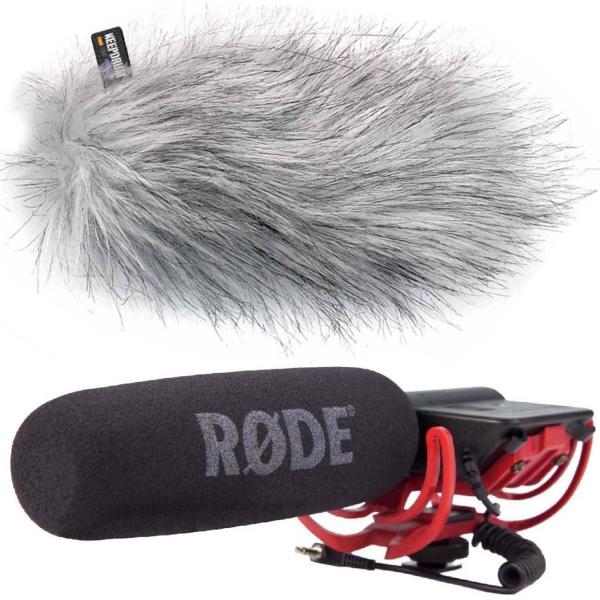 Rode Videomic Rycote mit WSWH Fell-Windschutz