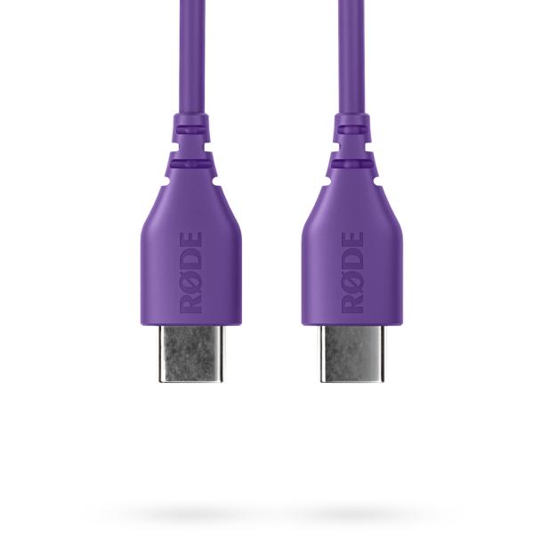 Rode USB-Kabel SC22-PU USB-C auf USB-C Kabel 30cm Lila