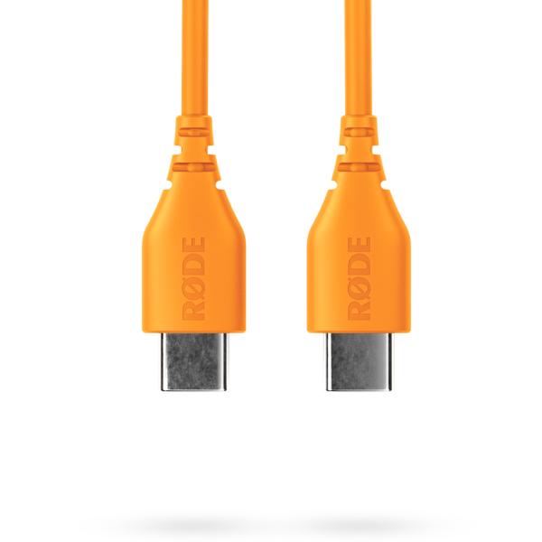 Rode USB-Kabel SC22-O USB-C auf USB-C Kabel 30cm Orange