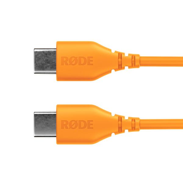 Rode USB-Kabel SC22-O USB-C auf USB-C Kabel 30cm Orange