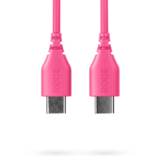 Rode USB-Kabel SC22-P USB-C auf USB-C Kabel 30cm Pink