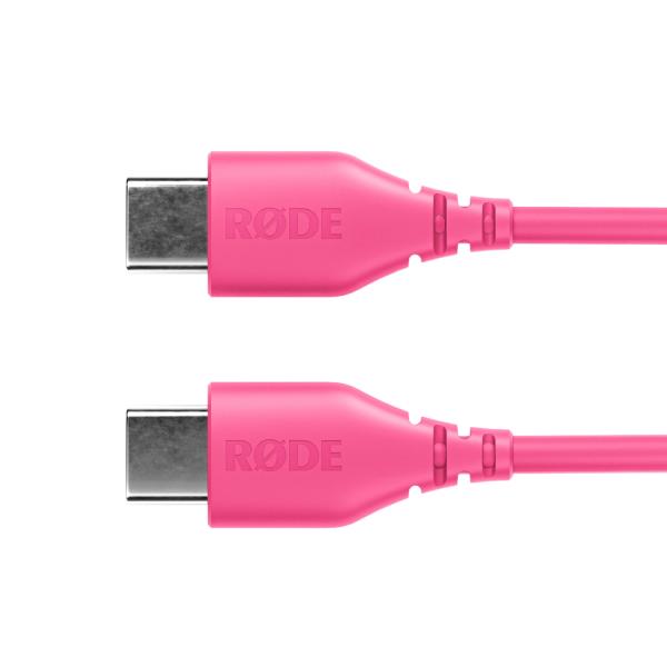 Rode USB-Kabel SC22-P USB-C auf USB-C Kabel 30cm Pink