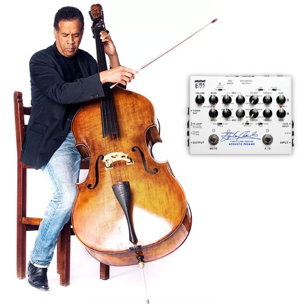 EBS Vorverstärker SCSP Stanley Clarke Signature Akustik-Preamp mit Kabel