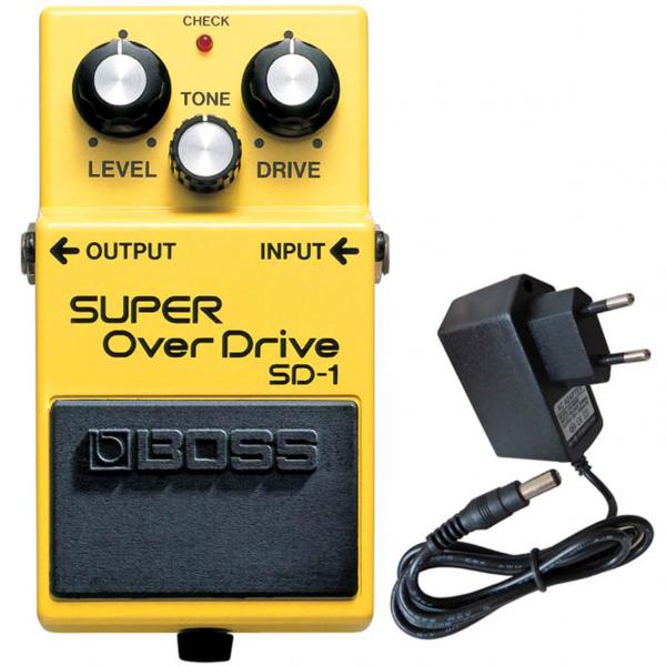 Boss SD-1 Super Overdrive Pedal mit Netzteil