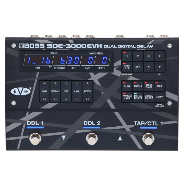 Boss SDE-3000 EVH Digital Dual Delay mit Kabel