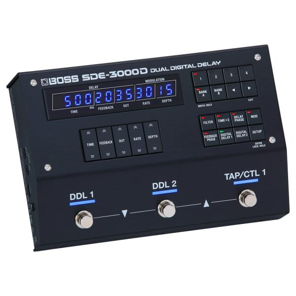 Boss SDE-3000 Dual Digital Delay Effekt mit Kabel