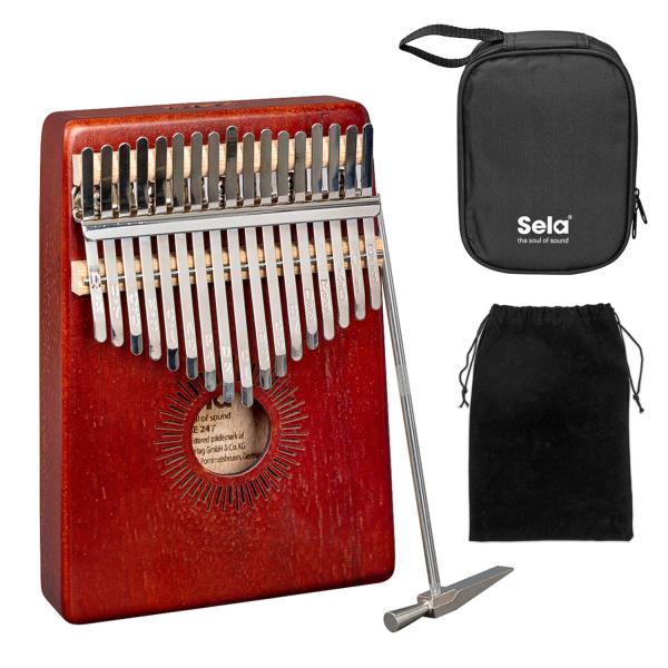 Sela SE247 Kalimba Mahagoni 17 Rot