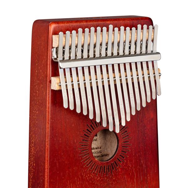 Sela SE247 Kalimba Mahagoni 17 Rot mit Tuch