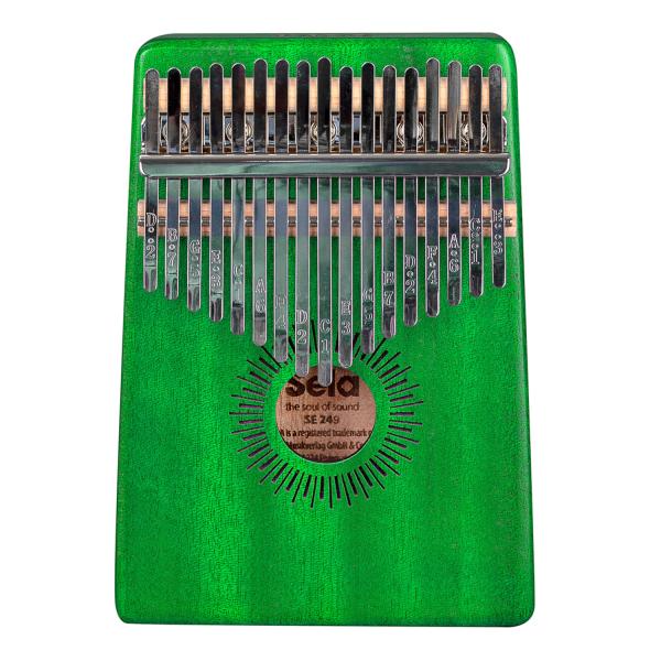 Sela SE248 Kalimba Mahagoni 17 Grün
