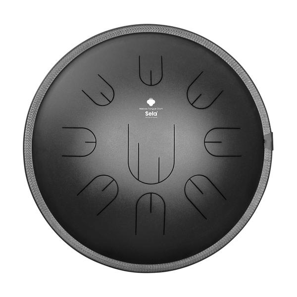 Sela SE 380 Melody Tongue Drum Schwarz mit Schlägel