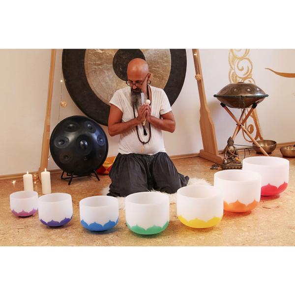 Sela Klangschalen Set  SECLU Chakra Lotus 432 Hz