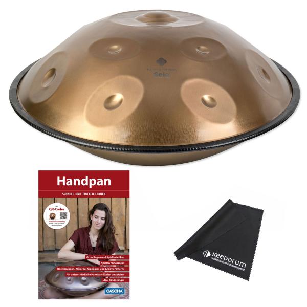 Sela Handpan SEHP201 Harmony D-Kurd Edelstahl mit Lehrbuch