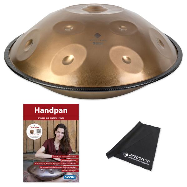 Sela Handpan SEHP202 Harmony D-Amara Edelstahl mit Lehrbuch