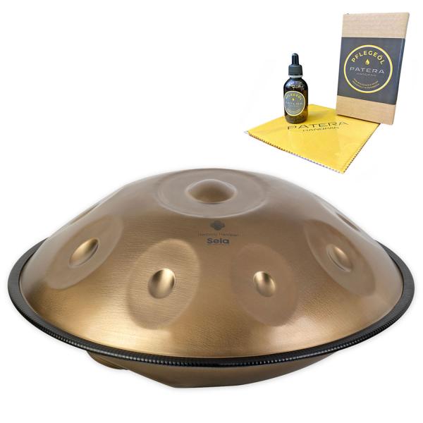 Sela Handpan SEHP204 Harmony D-Amara mit Pflegemittel