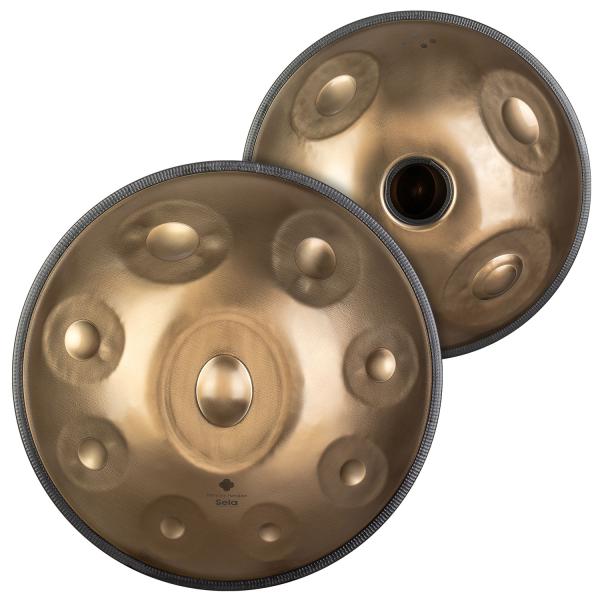 Sela Handpan SEHP204 Harmony D-Amara Edelstahl mit Lehrbuch