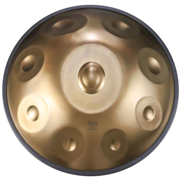 Sela Nomo sehp401 Handpan D-Kurd Edelstahl 12 Töne mit Pflegemittel