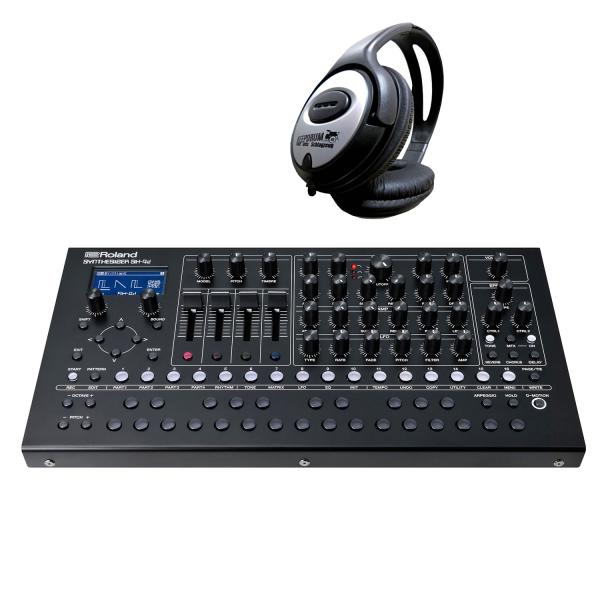 Roland SH-4d Desktop Synthesizer mit Kopfhörer