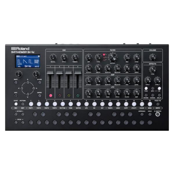 Roland SH-4d Desktop Synthesizer mit Kopfhörer
