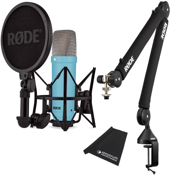 Rode NT1 Signature Blue Mikrofon mit PSA1+PLUS Studio Gelenkarm Schwarz