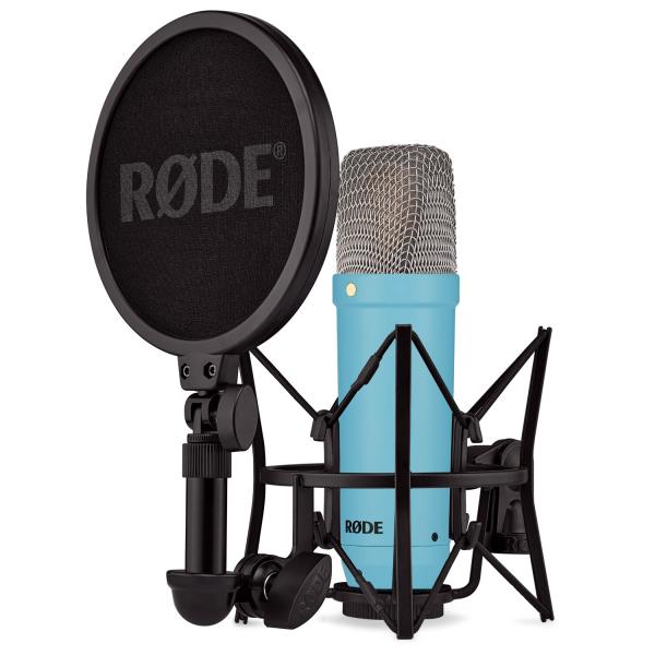 Rode NT1 Signature Blue Mikrofon Blau mit Gelenkarm