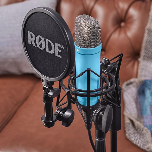 Rode NT1 Signature Blue Mikrofon mit PSA1+ Mikrofonarm Weiss