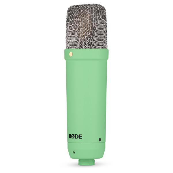 Rode Mikrofon NT1 Signature Grün mit PSA1+ Gelenkarm Grün und Tuch